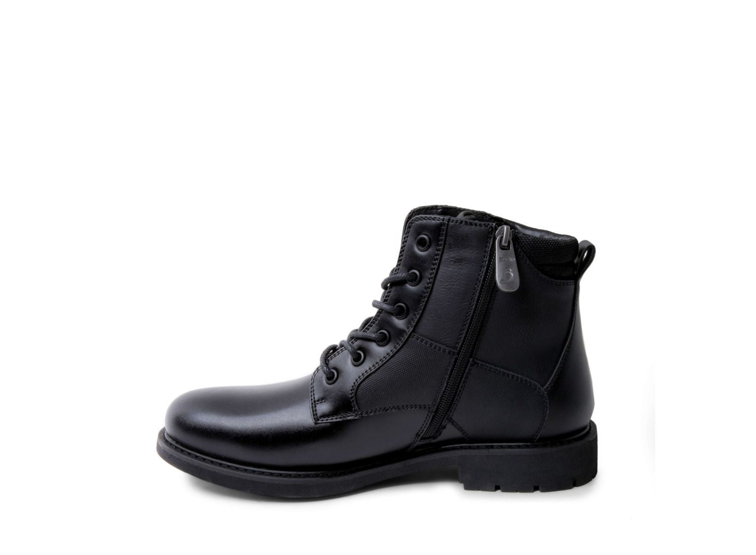 DAVID WATERPROOF BLACK LEATHER - Shoes - Steve Madden Canada