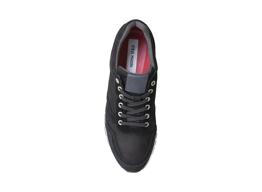 EDWINN BLACK NUBUCK - Shoes - Steve Madden Canada