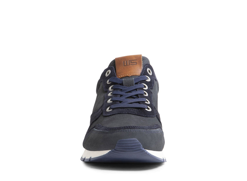EDWINN BLUE NUBUCK - Shoes - Steve Madden Canada