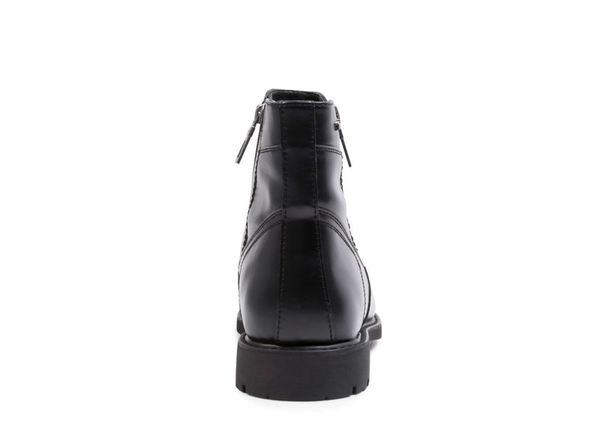 SLIDE WATERPROOF BLACK LEATHER - Shoes - Steve Madden Canada