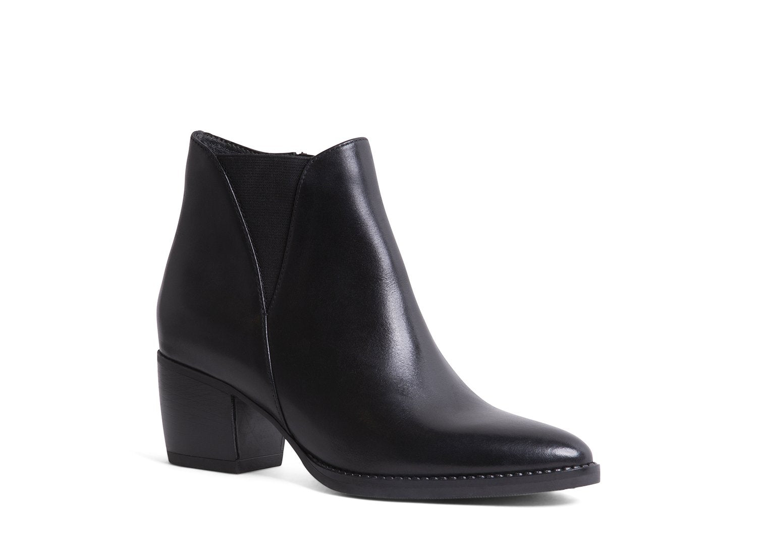 ALMAA BLACK LEATHER - Shoes - Steve Madden Canada