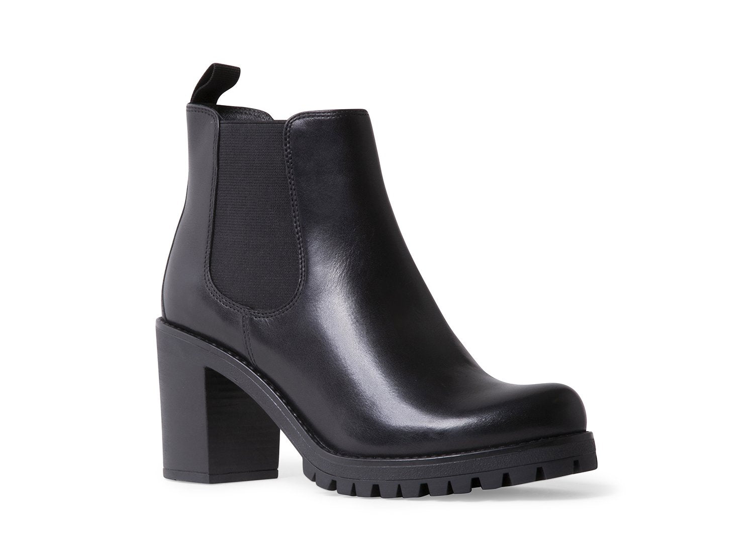 ANAYAA BLACK LEATHER - Shoes - Steve Madden Canada