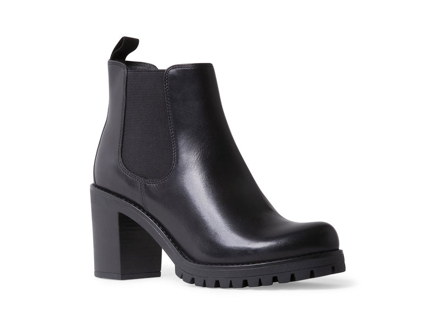 ANAYAA BLACK LEATHER - Shoes - Steve Madden Canada