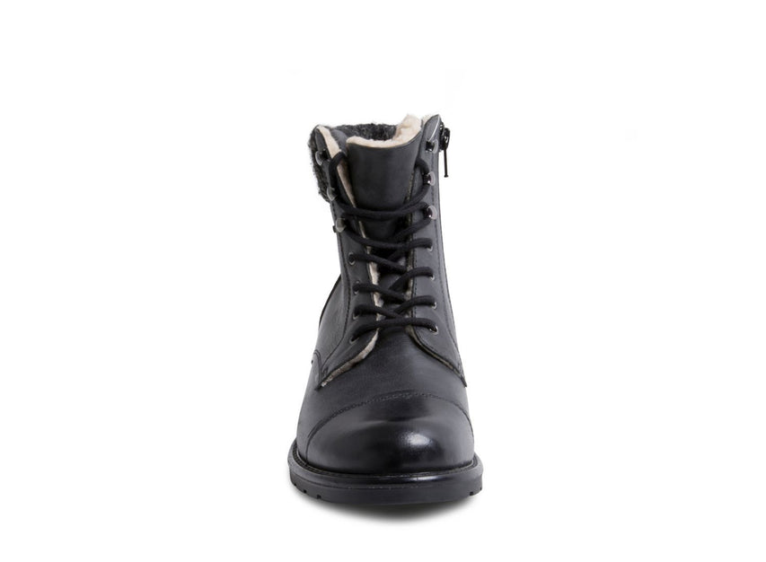AVID BLACK LEATHER - Shoes - Steve Madden Canada