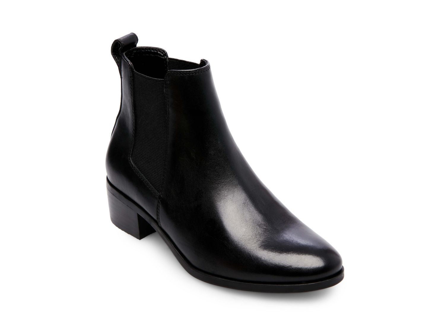 DOVER BLACK LEATHER - Shoes - Steve Madden Canada