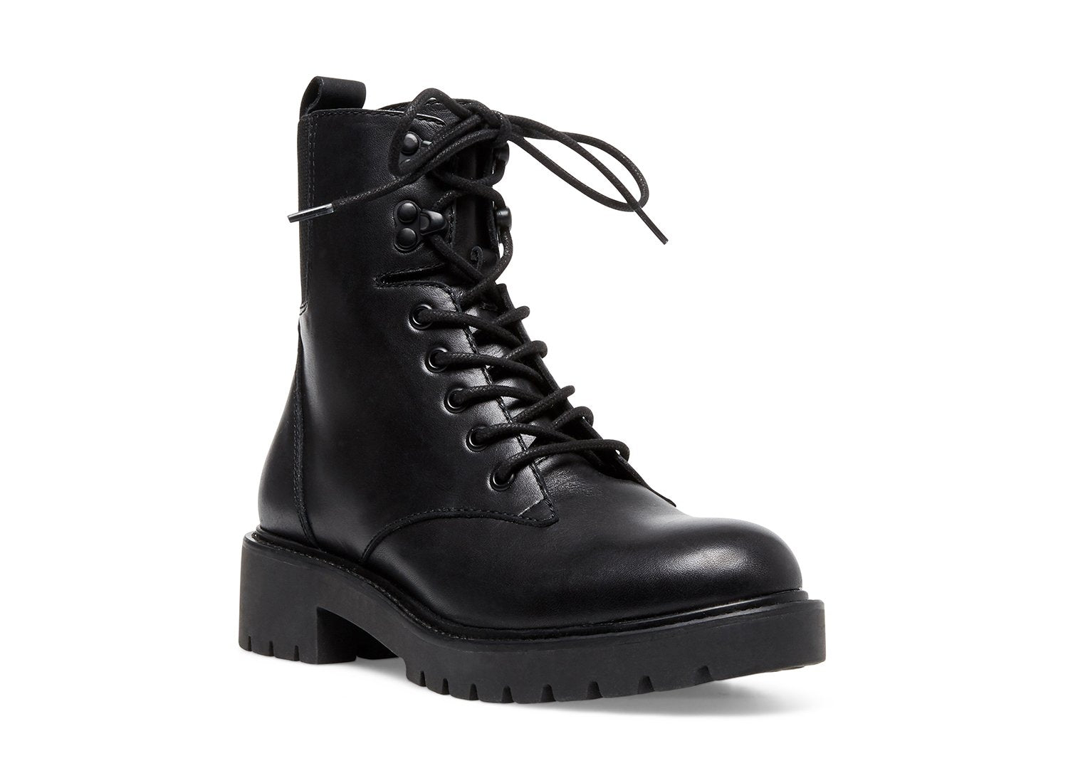 GRIZZLY BLACK LEATHER - Shoes - Steve Madden Canada