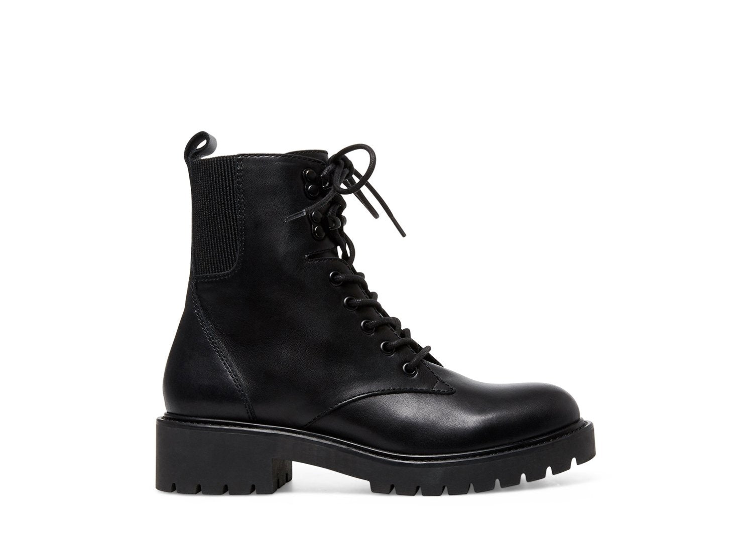 GRIZZLY BLACK LEATHER - Shoes - Steve Madden Canada