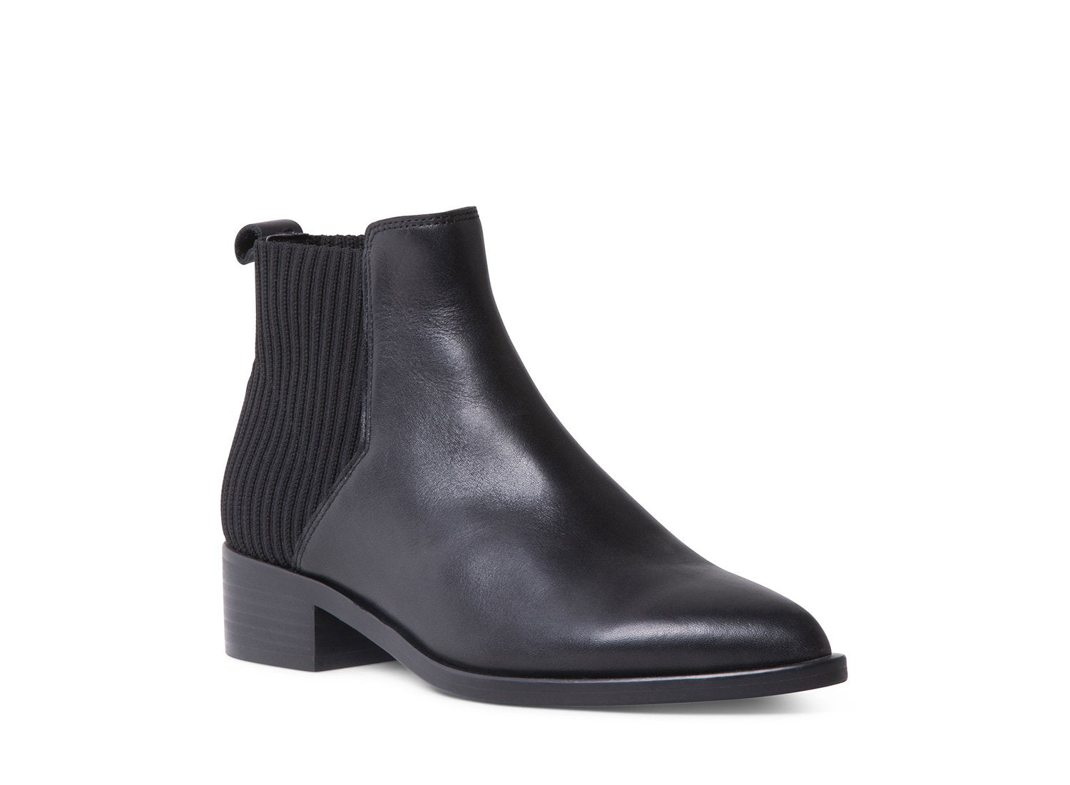 JINGLE BLACK LEATHER - Shoes - Steve Madden Canada