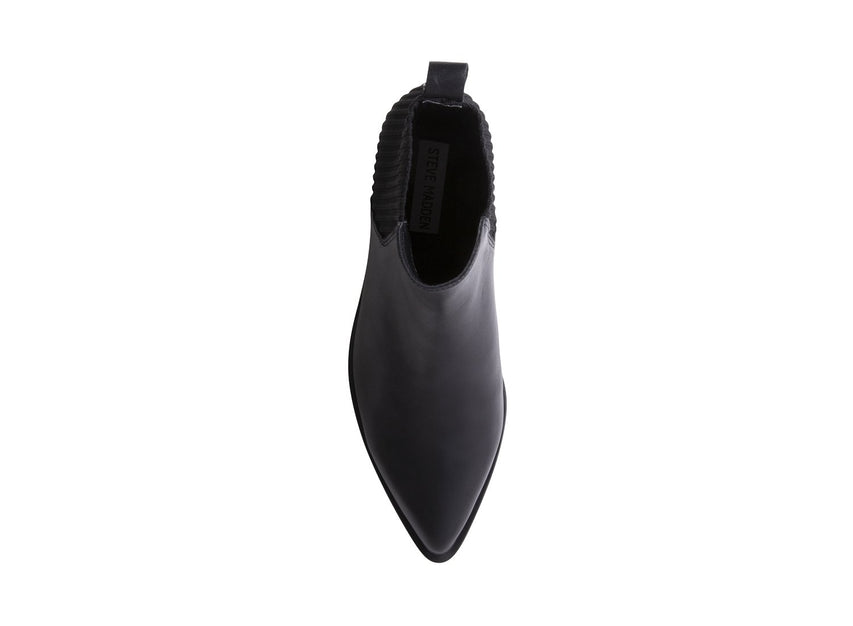 JINGLE BLACK LEATHER - Shoes - Steve Madden Canada