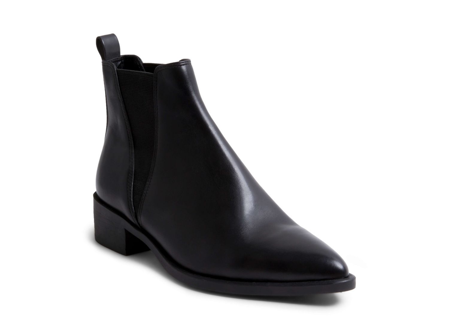 JONND BLACK LEATHER - Shoes - Steve Madden Canada