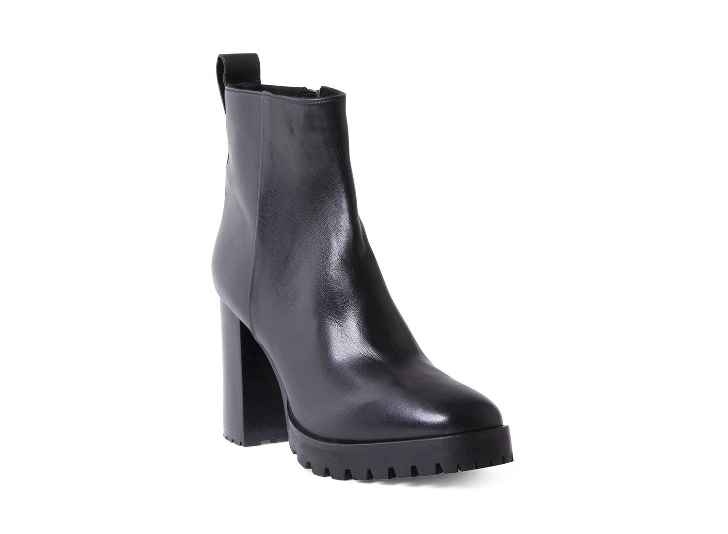 JONNIE BLACK LEATHER - Shoes - Steve Madden Canada