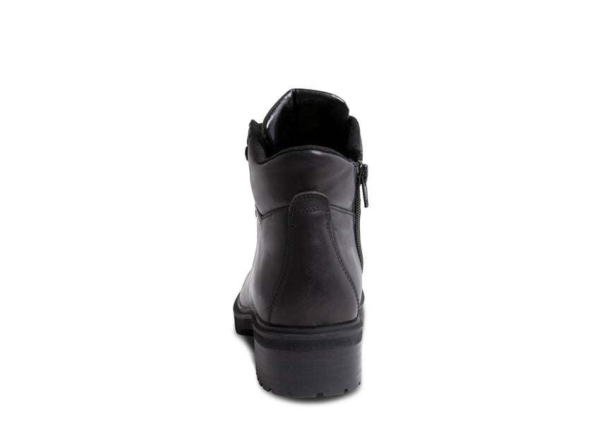 LORA BLACK LEATHER - Shoes - Steve Madden Canada