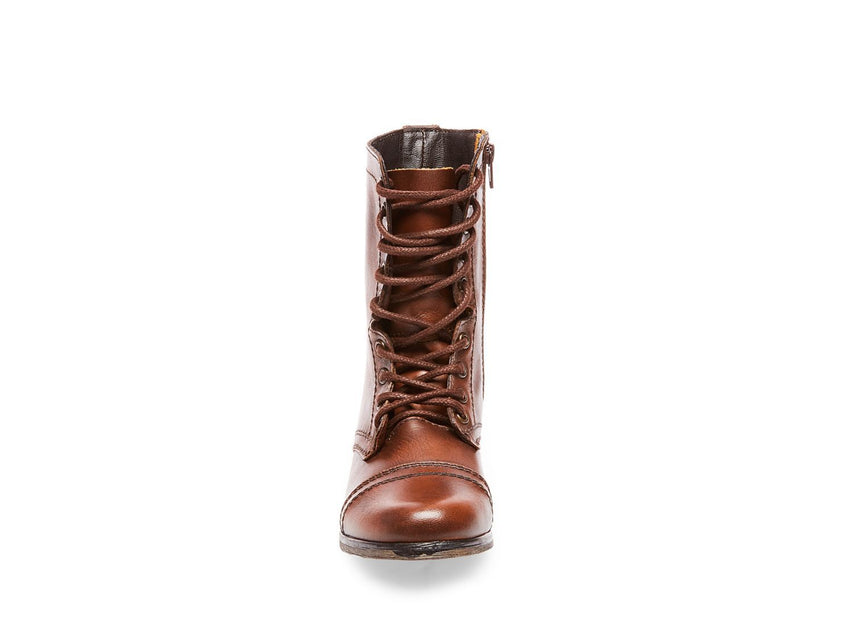 TROOPA BROWN LEATHER - Shoes - Steve Madden Canada