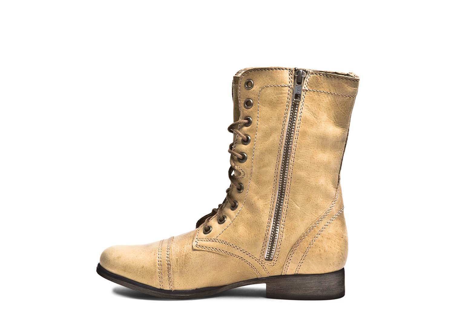 TROOPA TAUPE LEATHER -  - Steve Madden Canada