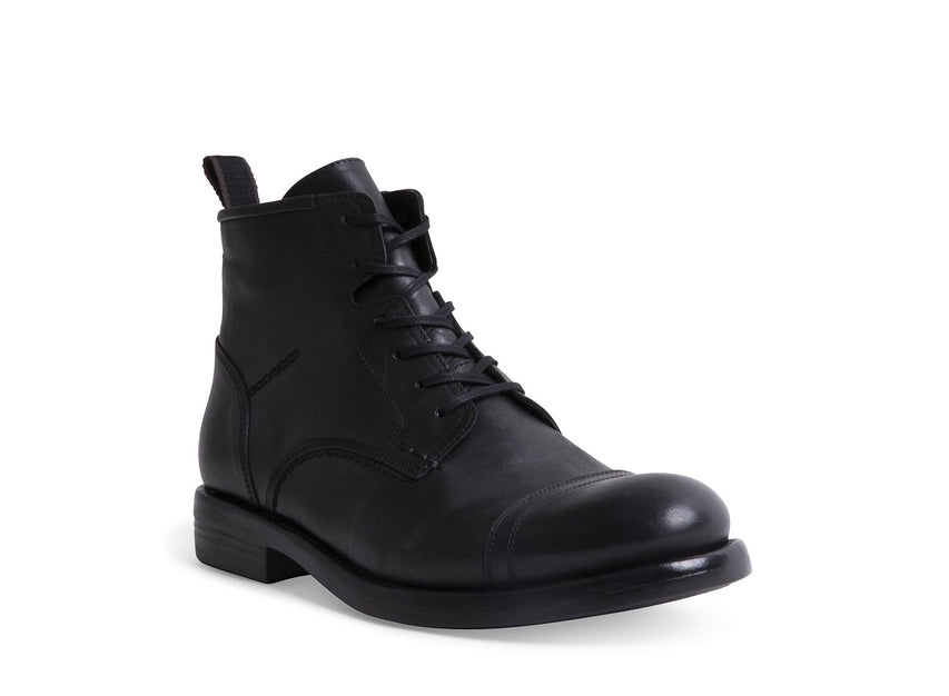 ADAIR BLACK LEATHER - Shoes - Steve Madden Canada