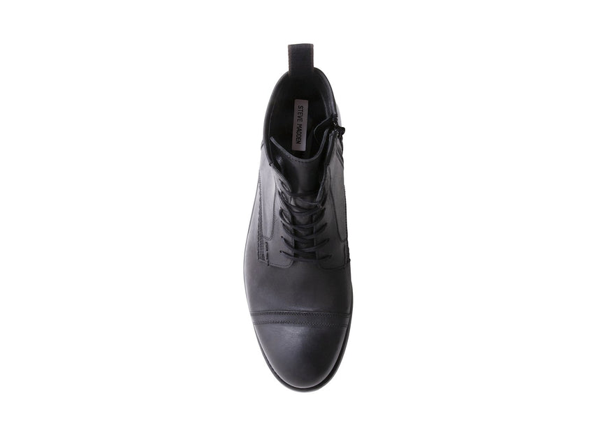 ADAIR BLACK LEATHER - Shoes - Steve Madden Canada