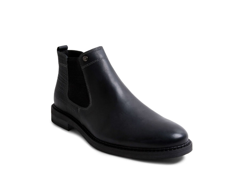 ASHTONN BLACK LEATHER - Shoes - Steve Madden Canada