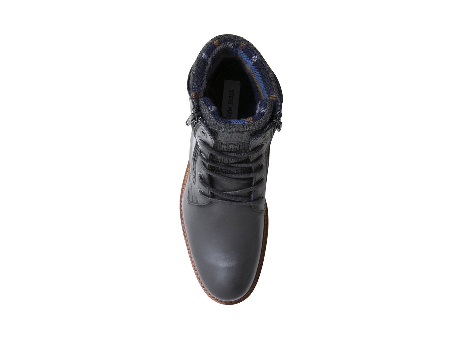 BALDWIN BLACK LEATHER - Men's Shoes - Steve Madden Canada