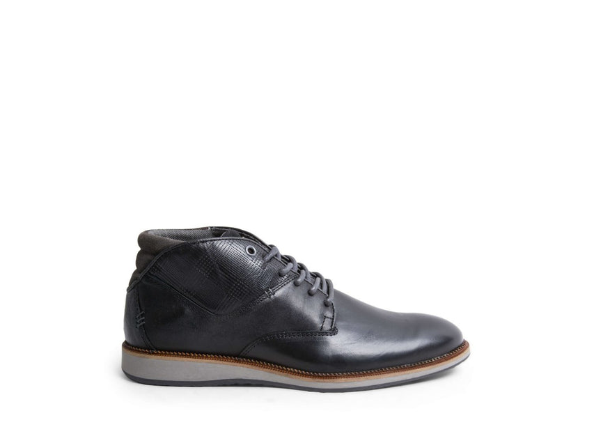 BARABBAS BLACK LEATHER - Shoes - Steve Madden Canada