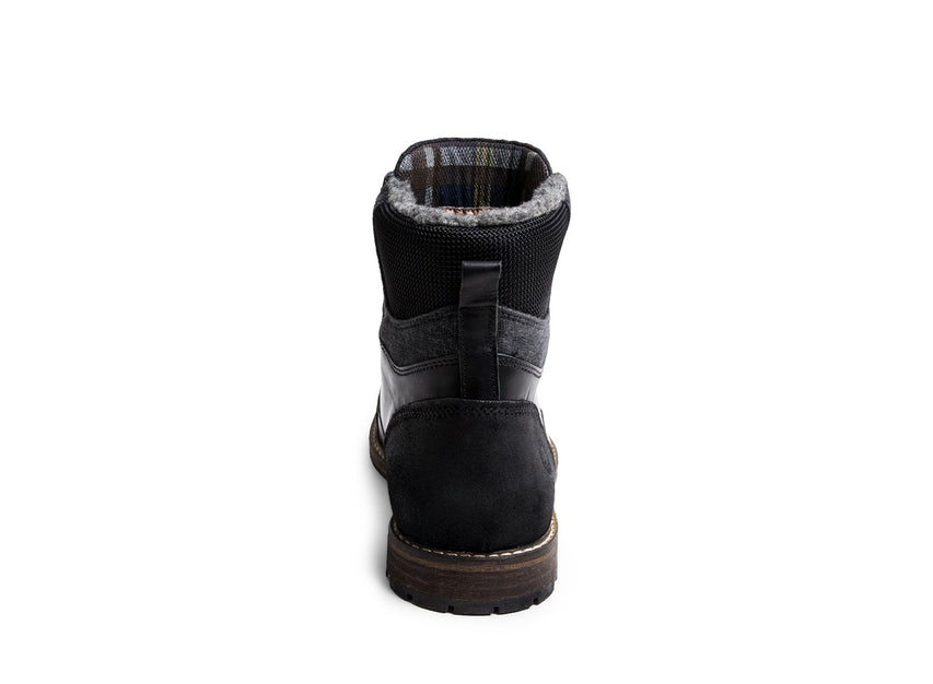 BARRIKF BLACK LEATHER - Shoes - Steve Madden Canada