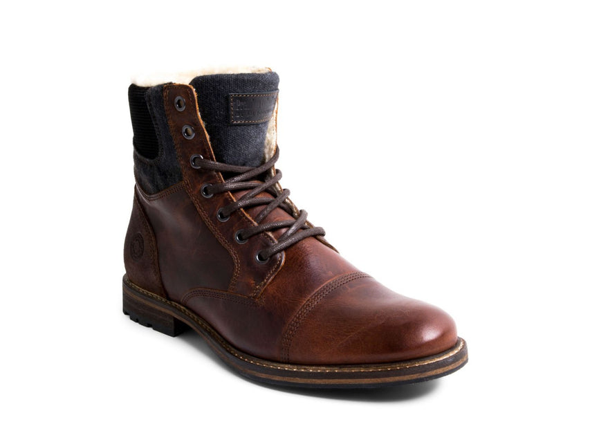 BARRIKF TAN LEATHER - Shoes - Steve Madden Canada