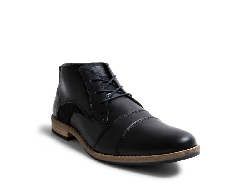 BENN BLACK LEATHER - Shoes - Steve Madden Canada