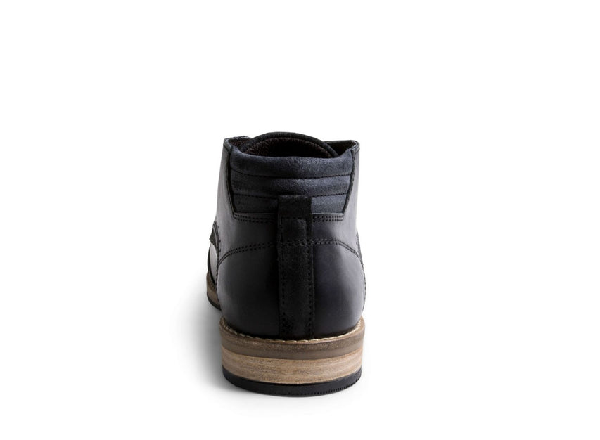 BENN BLACK LEATHER - Shoes - Steve Madden Canada