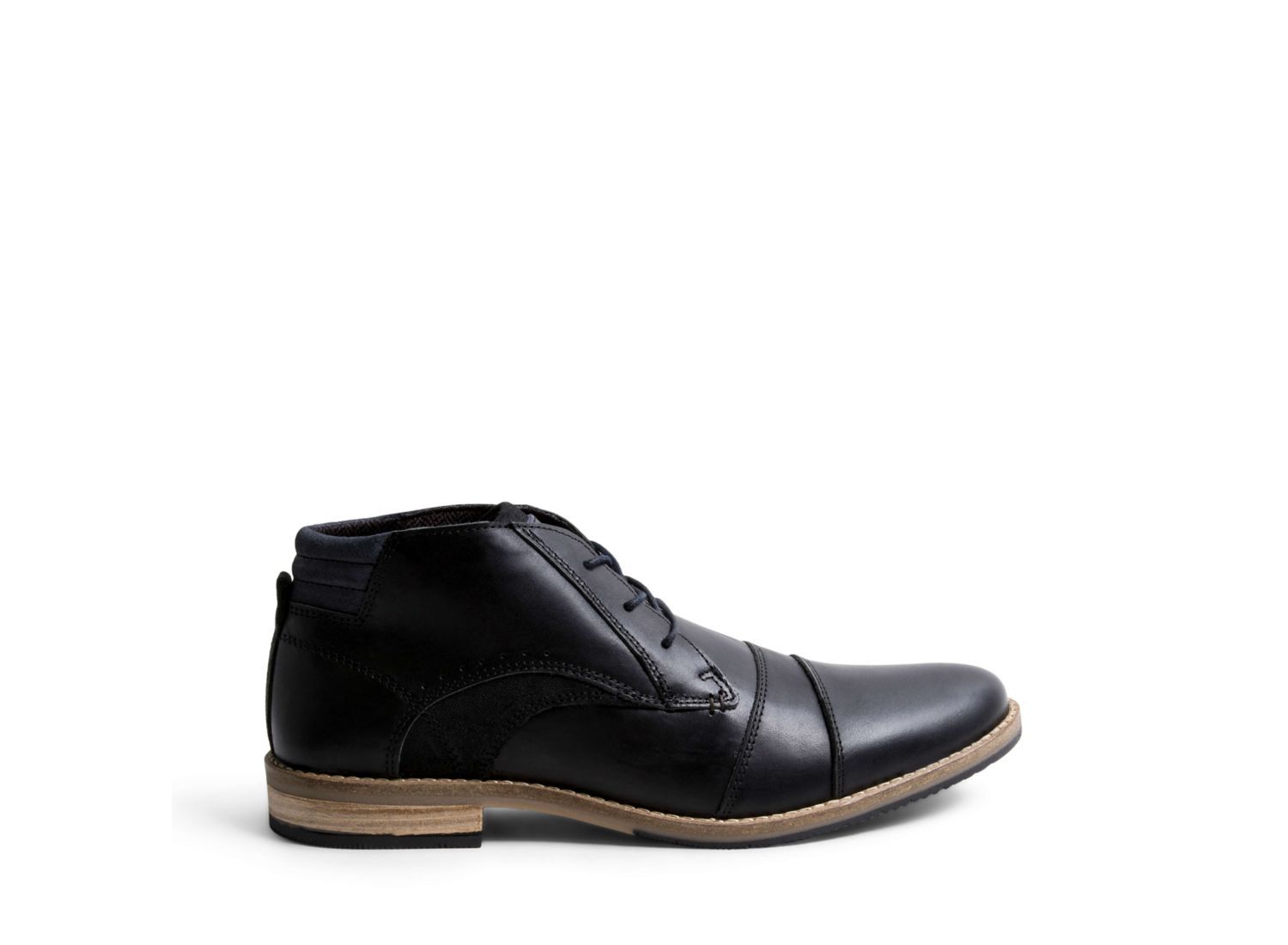 BENN BLACK LEATHER - Shoes - Steve Madden Canada