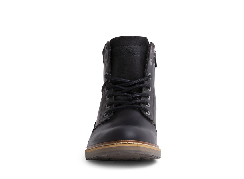 BROADYY BLACK LEATHER - Shoes - Steve Madden Canada