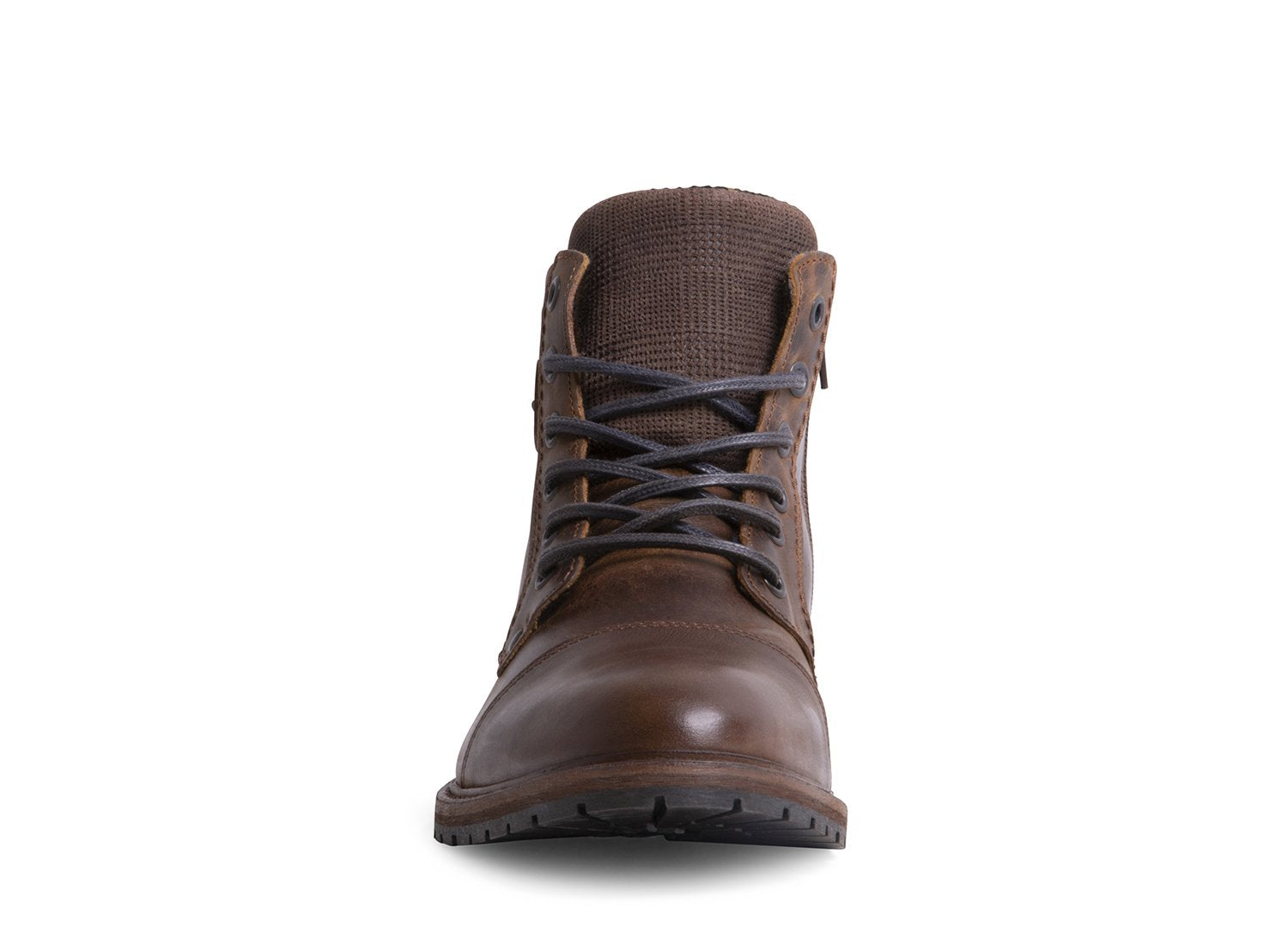 BROCKK BROWN LEATHER - Shoes - Steve Madden Canada