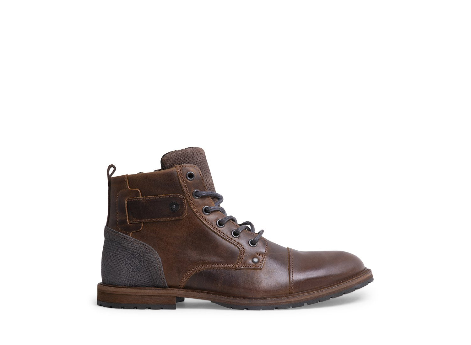 BROCKK BROWN LEATHER - Shoes - Steve Madden Canada