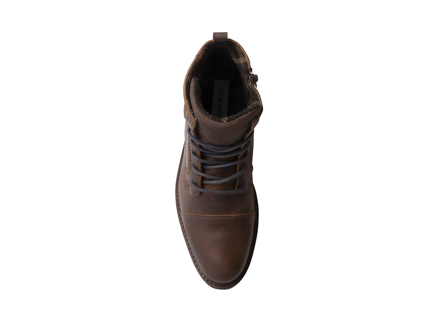 BROCKK BROWN LEATHER - Shoes - Steve Madden Canada