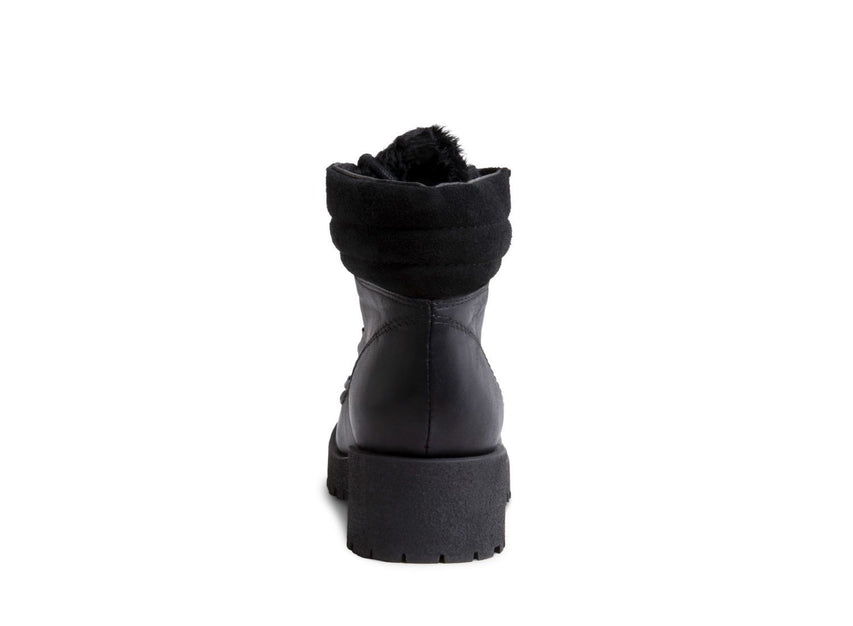 IDAA BLACK LEATHER - Shoes - Steve Madden Canada