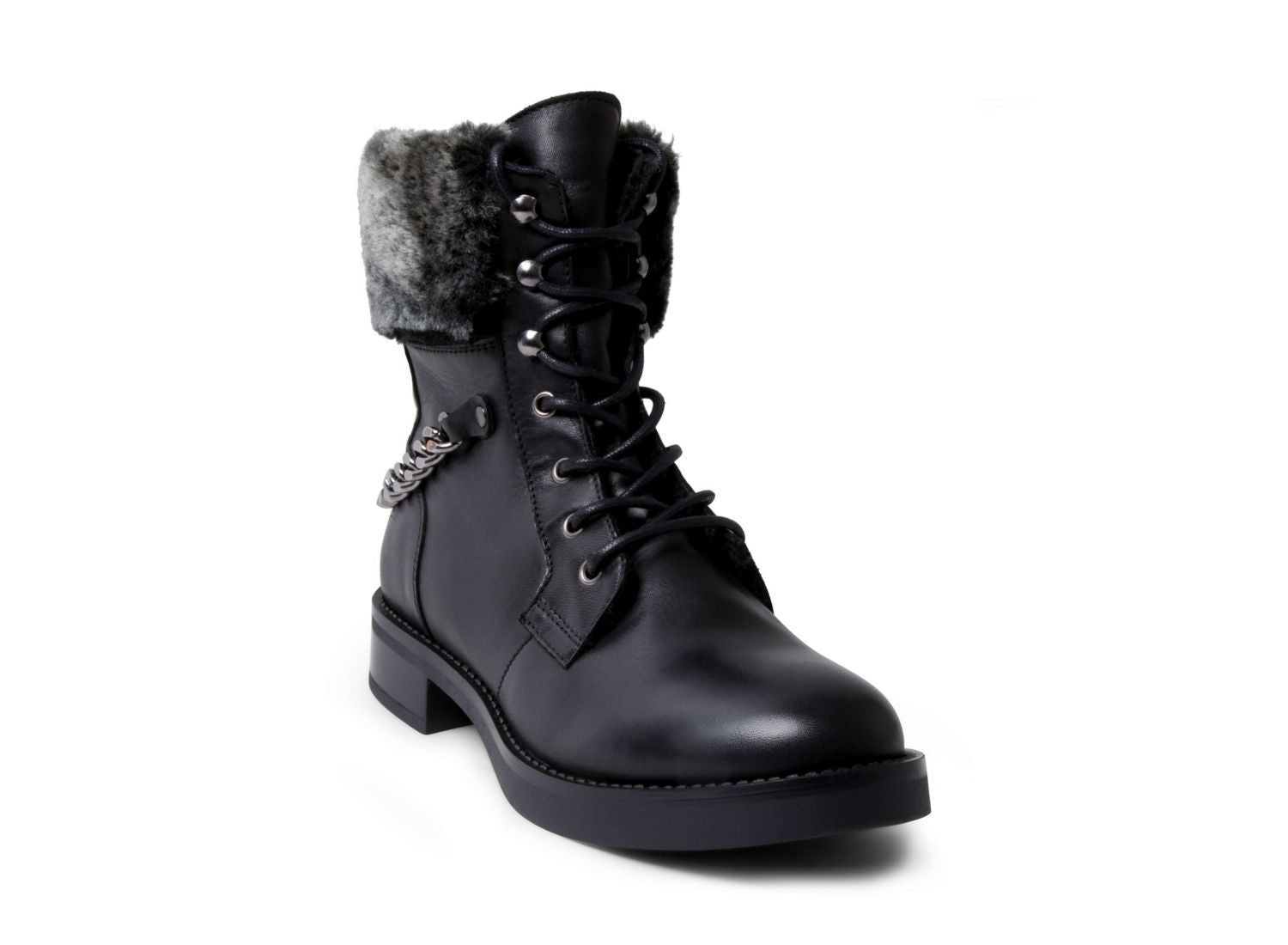 IVORY BLACK LEATHER - Shoes - Steve Madden Canada