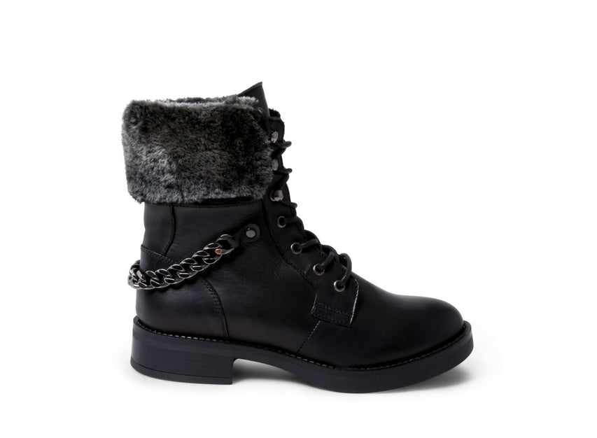 IVORY BLACK LEATHER - Shoes - Steve Madden Canada