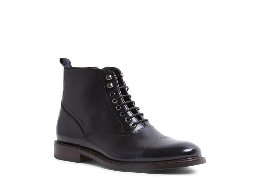 KETONIC BLACK LEATHER - Shoes - Steve Madden Canada