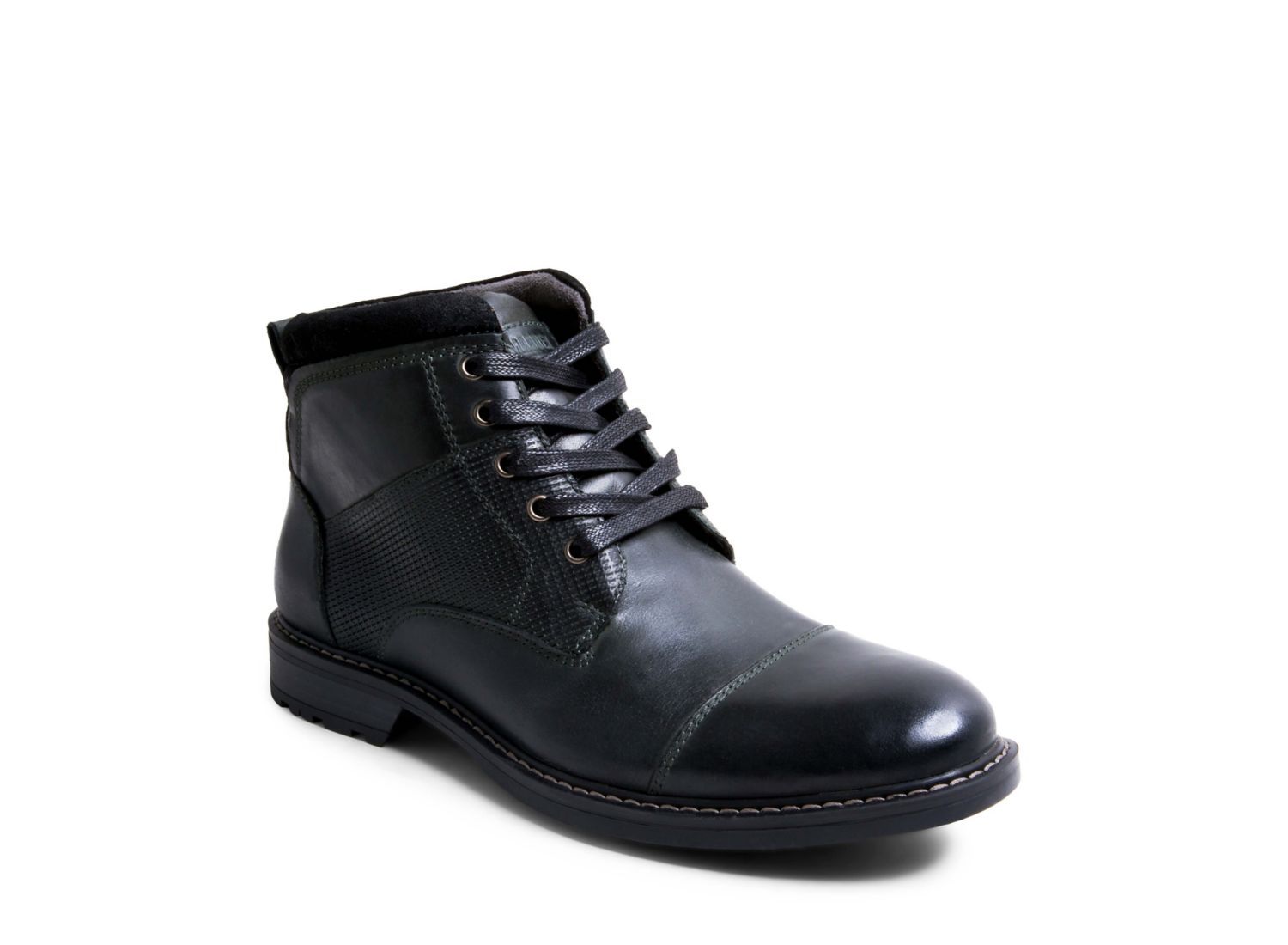 LIFTEDD GREY LEATHER - Shoes - Steve Madden Canada