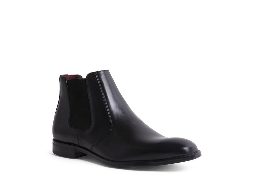 NOCERA BLACK LEATHER - Shoes - Steve Madden Canada