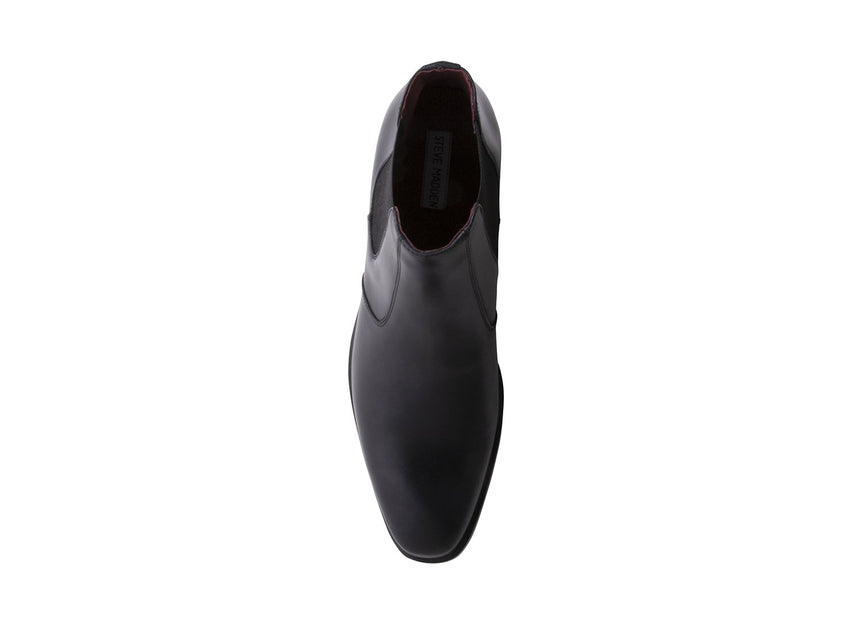 NOCERA BLACK LEATHER - Shoes - Steve Madden Canada