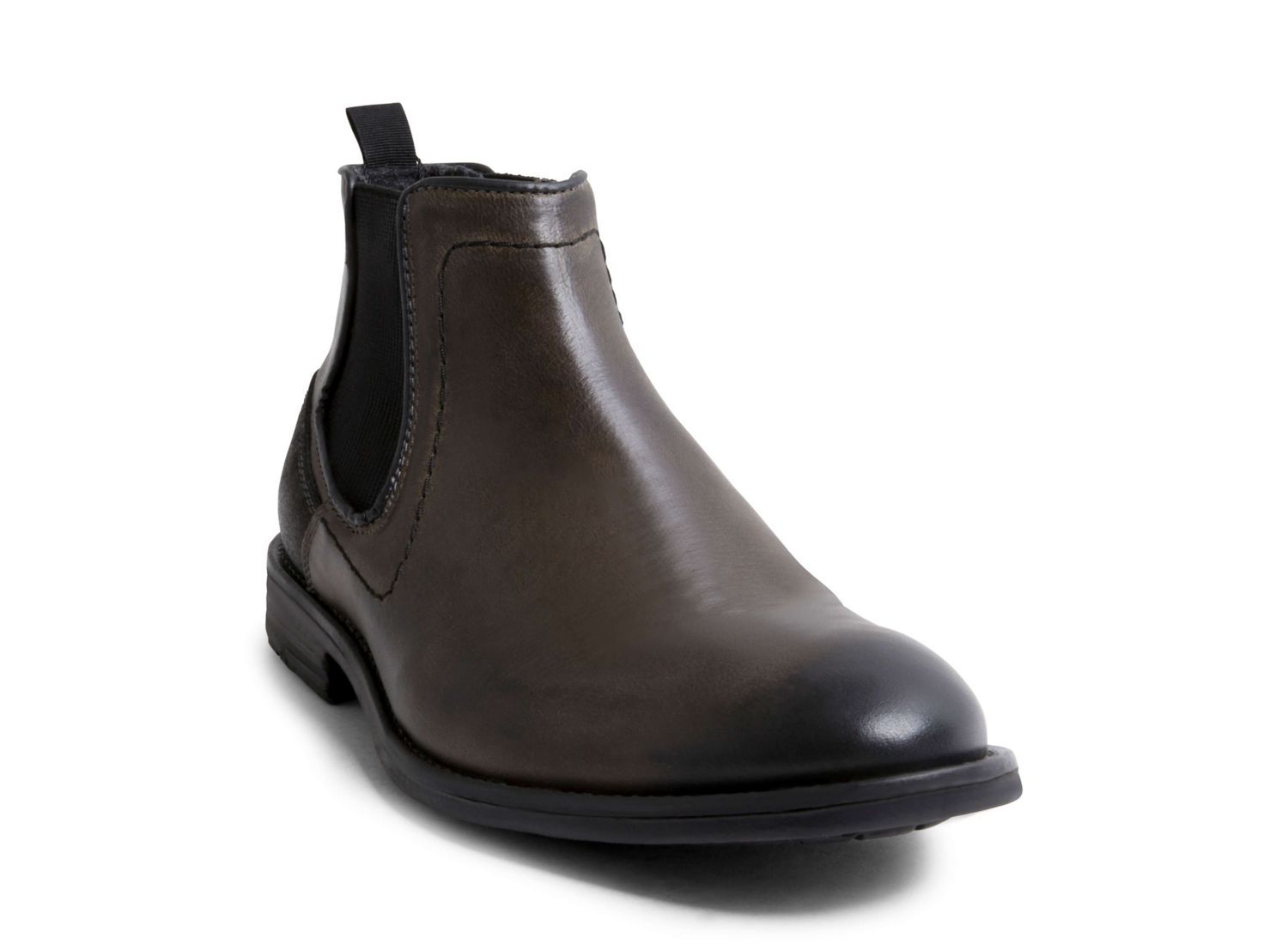 ULRICH GREY LEATHER - Shoes - Steve Madden Canada