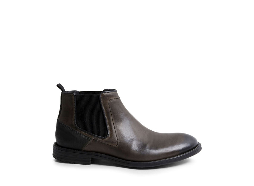 ULRICH GREY LEATHER - Shoes - Steve Madden Canada