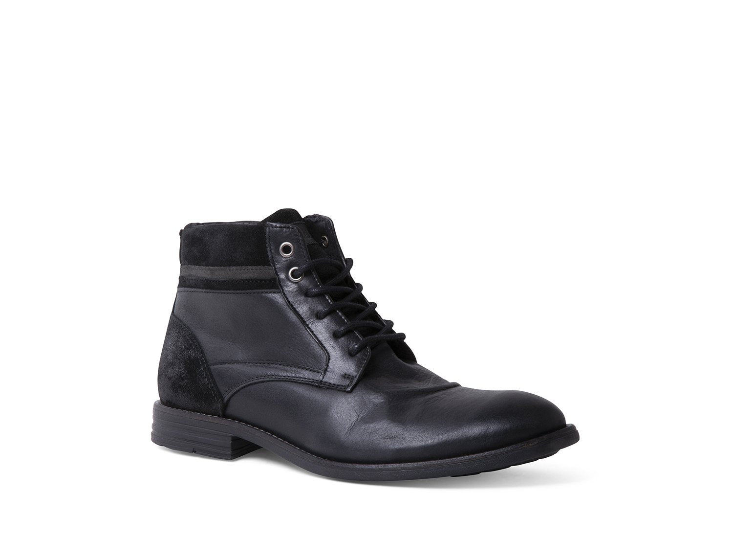 UPSONN BLACK LEATHER - Shoes - Steve Madden Canada