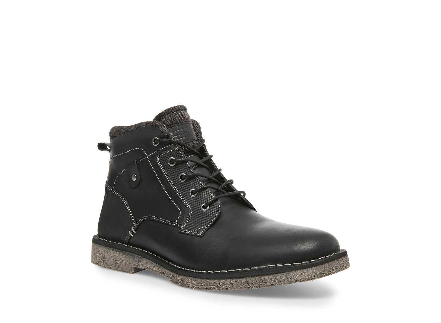 VULTURE BLACK LEATHER - Shoes - Steve Madden Canada