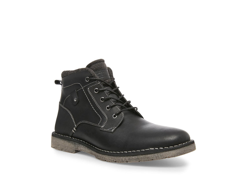 VULTURE BLACK LEATHER - Shoes - Steve Madden Canada