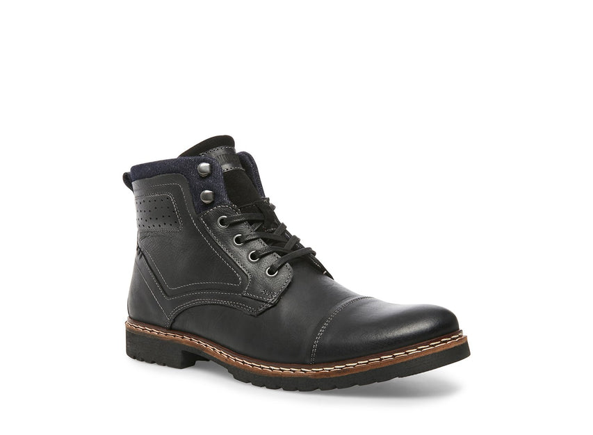 WIELLZ BLACK LEATHER - Shoes - Steve Madden Canada
