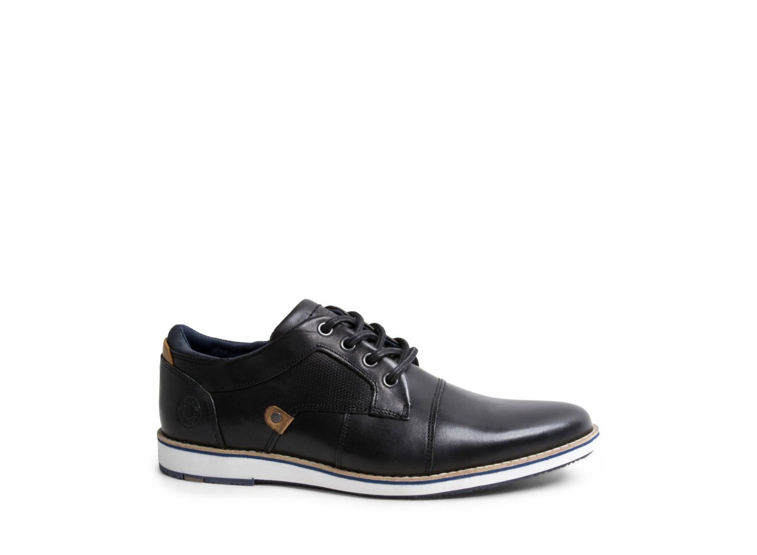 BRETT BLACK LEATHER - Shoes - Steve Madden Canada