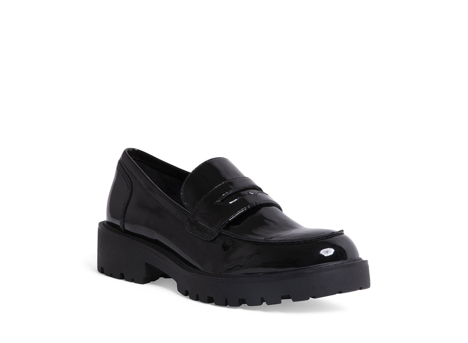 CREW BLACK LEATHER - Shoes - Steve Madden Canada