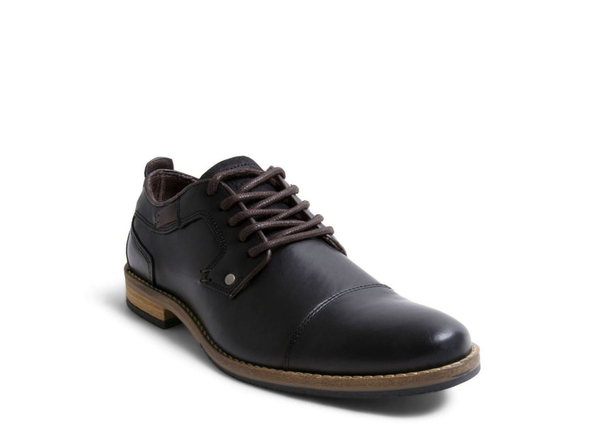 BANNKS BLACK LEATHER - Shoes - Steve Madden Canada