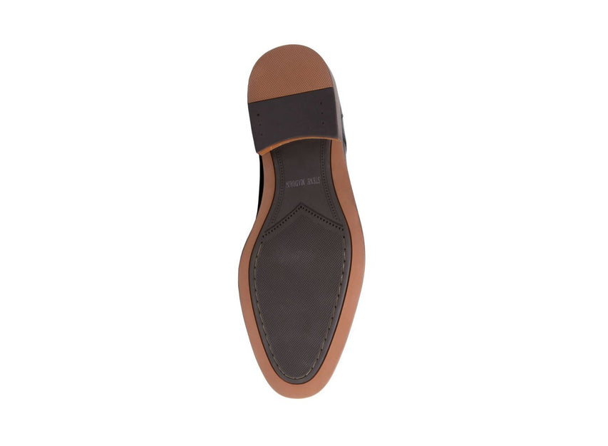 DERIUN BLACK LEATHER - Shoes - Steve Madden Canada