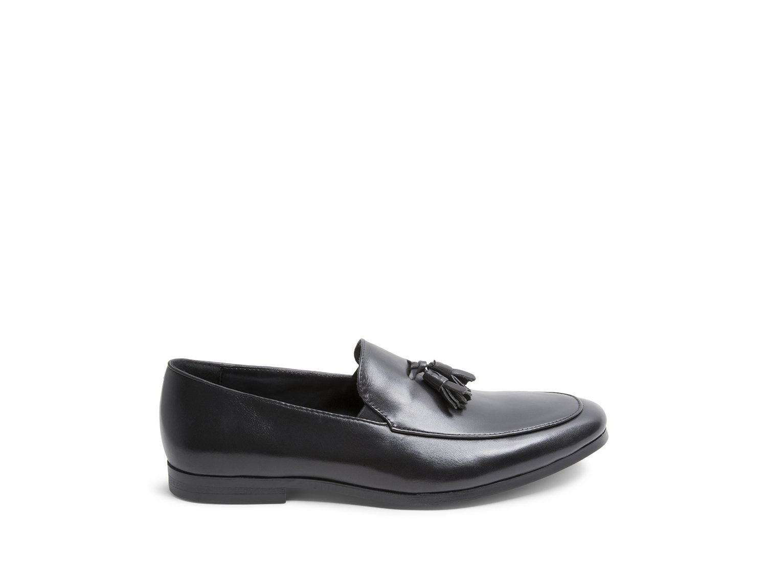 DESTYNN BLACK LEATHER - Shoes - Steve Madden Canada